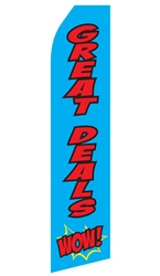 Great Deals WOW! Econo Stock Flag - 16 Ft. econostock, feather, blade, swooper
